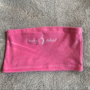 Pink Velour Baby Phat tube Top